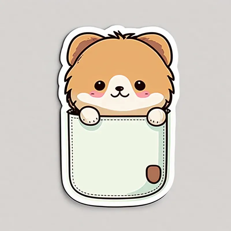 cute dog sticker